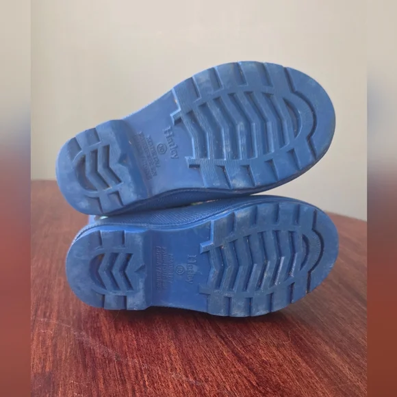 Hatley Kids Dinosaur Rain Boots - Black and Blue - Picture 5 of 7